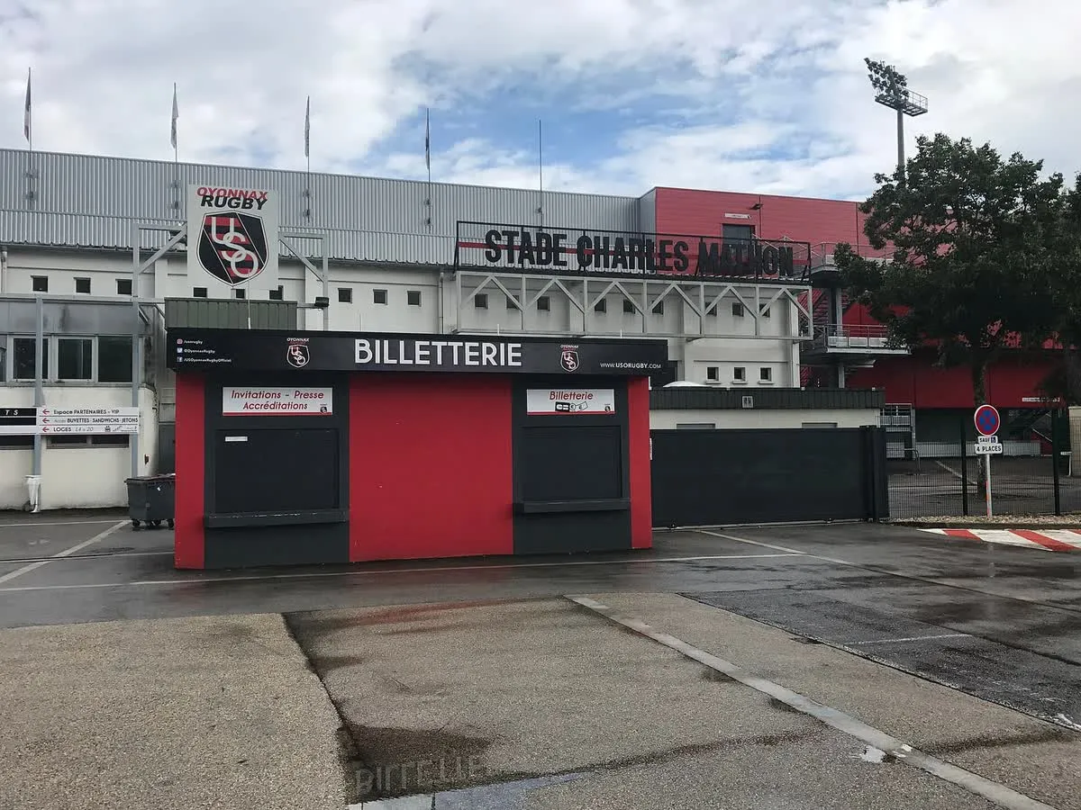 Le stade Charles-Mathon, à Oyonnax